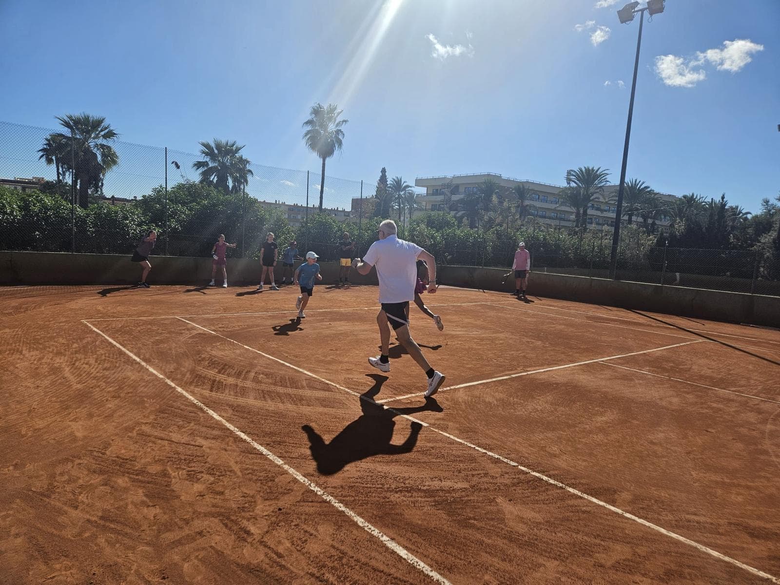 Tennis training in Mallorca